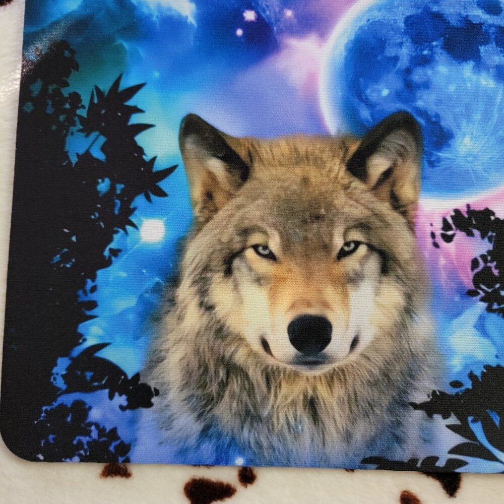 Wolf Moon Computer Mouse Pad - Picture 5 of 5
